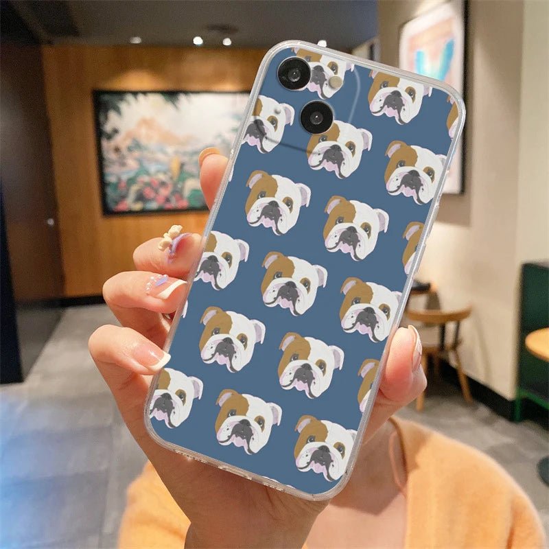 Phone Case For iPhone 16E 15 16 14 13 12 11 Pro Max XS Max 7 8 16 Plus SE2 Soft TPU Clear Cover French Bulldog Dog Pet - Buy That Thang