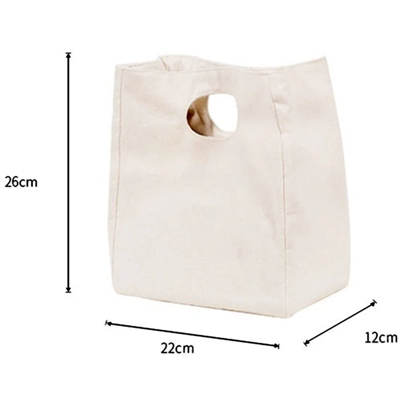 Personalized Thermal Insulated Canvas Lunch Tote