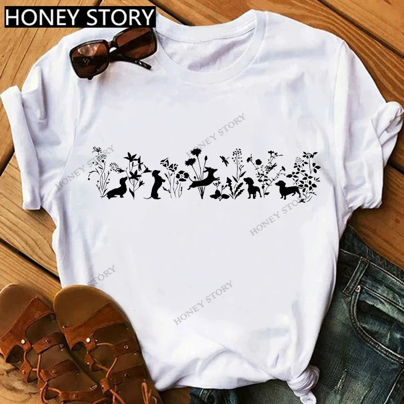 Oversized T-Shirt 'I Love My Dachshund' with Best-selling Print for Men And Women Comfortable Tee