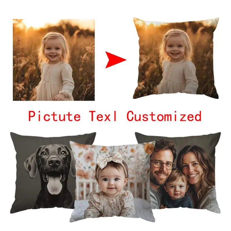 Custom Pillow Case Personalized Cozy Pillowcase Printed Your Design Logo Picture Text Home Decorative Pillows Household Gifts - Buy That Thang