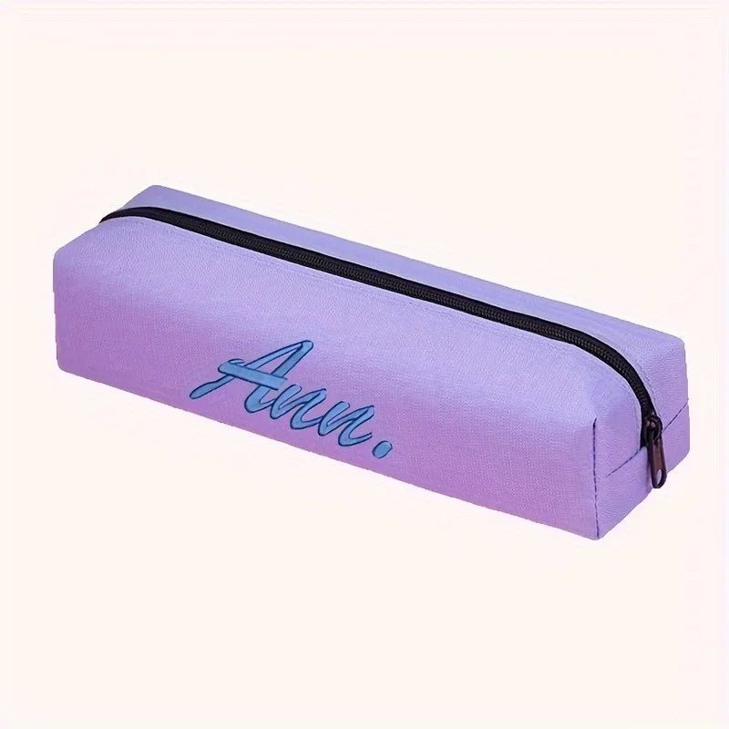 Custom Name Pencil Case - Simple Durable Convenient Stationery Bag for Students Perfect Gifts & School - Buy That Thang