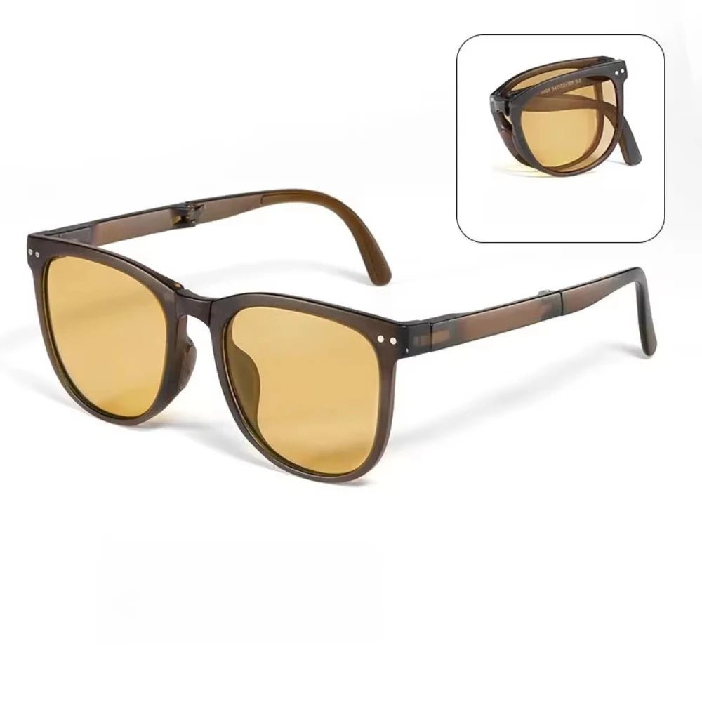 Foldable Sunglasses Square Frame for Men Women Folding Driving Eyewear Sun Glasses Outdoor Sunglasses - Buy That Thang