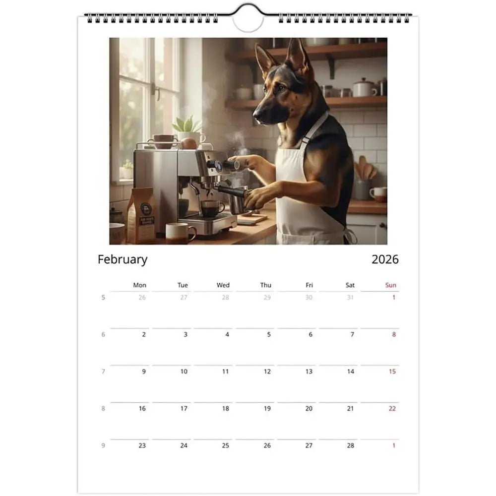 Fantastic Pug Calendar 2026 Beagle German Shepherd Wall Calendar Family Planner Golden Retriever Funny Dog Calendar Home Decor - Buy That Thang
