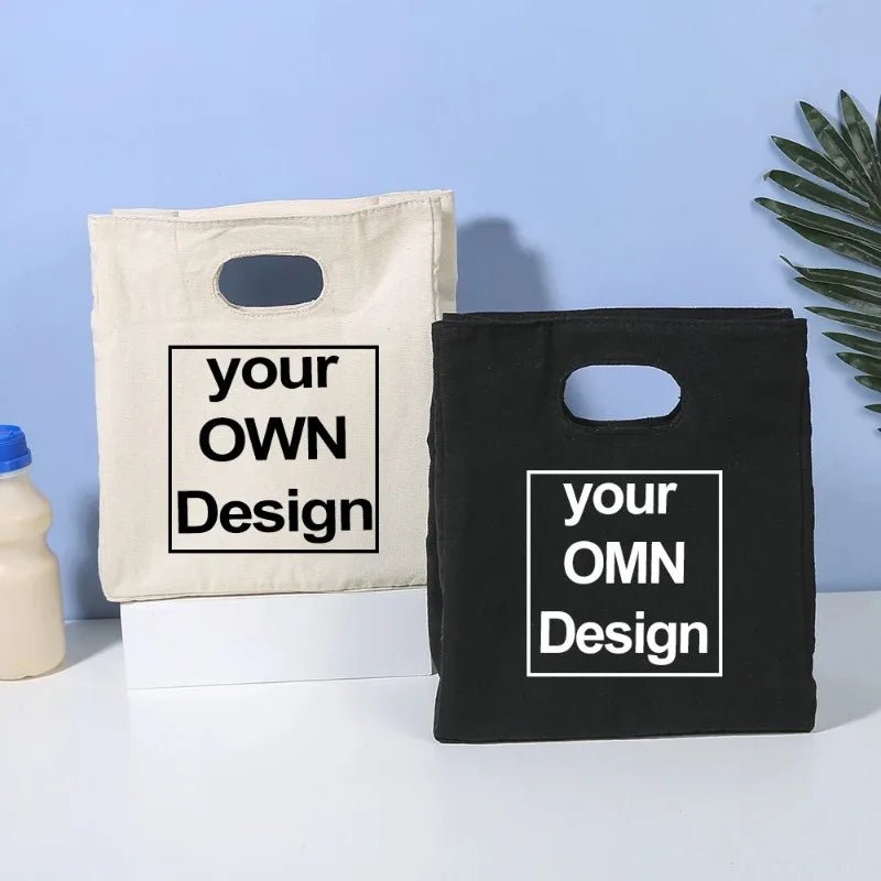 Personalized Thermal Insulated Canvas Lunch Tote