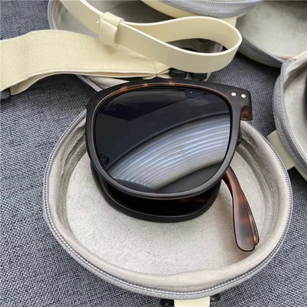 Foldable Sunglasses Square Frame for Men Women Folding Driving Eyewear Sun Glasses Outdoor Sunglasses - Buy That Thang