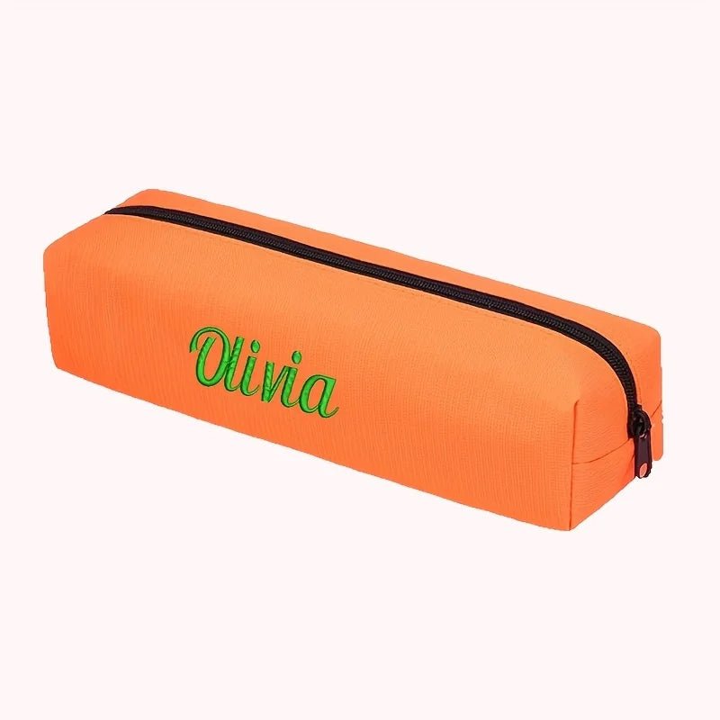 Custom Name Pencil Case - Simple Durable Convenient Stationery Bag for Students Perfect Gifts & School - Buy That Thang
