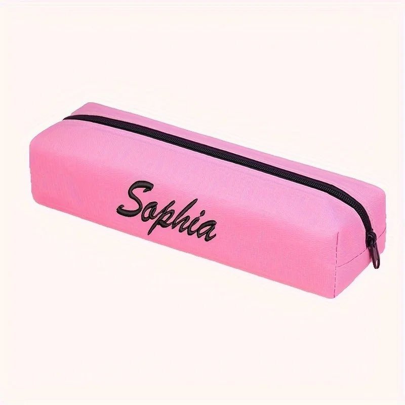 Custom Name Pencil Case - Simple Durable Convenient Stationery Bag for Students Perfect Gifts & School - Buy That Thang