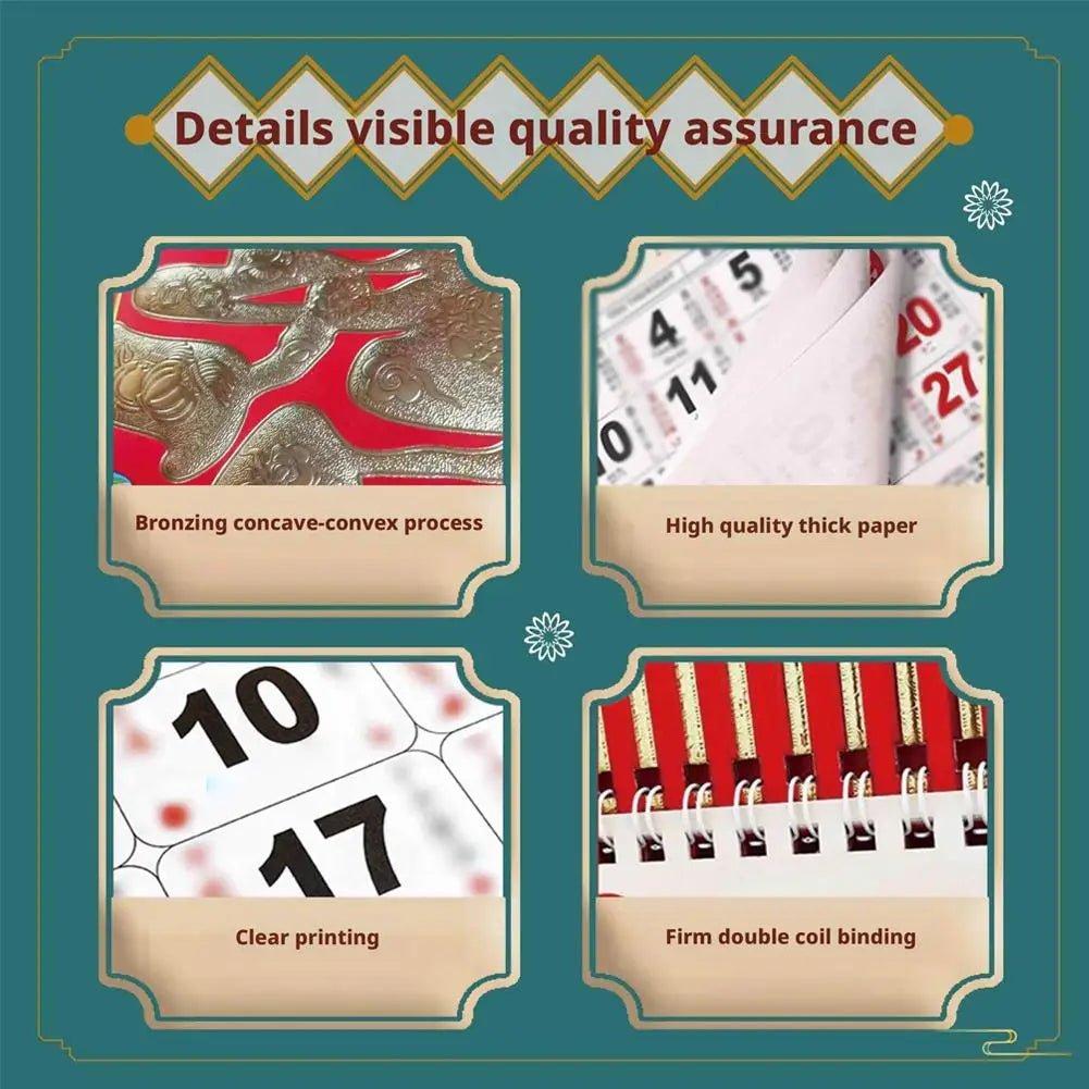 2026 Cute Cat Dog Series Desk Calendar Table Planner Yearly Agenda Organizer Memo Notes for Home Office School Daily Scheduler - Buy That Thang