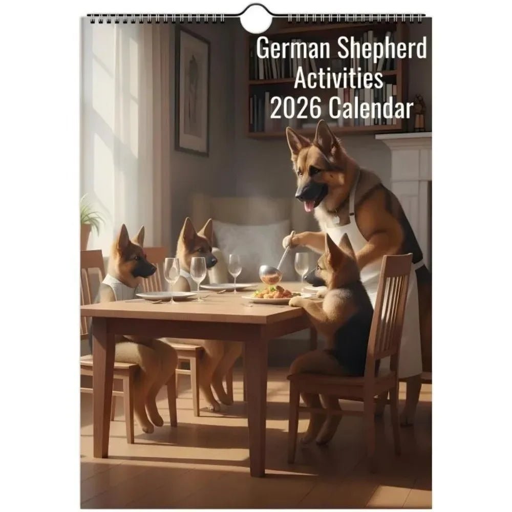 Fantastic Pug Calendar 2026 Beagle German Shepherd Wall Calendar Family Planner Golden Retriever Funny Dog Calendar Home Decor - Buy That Thang