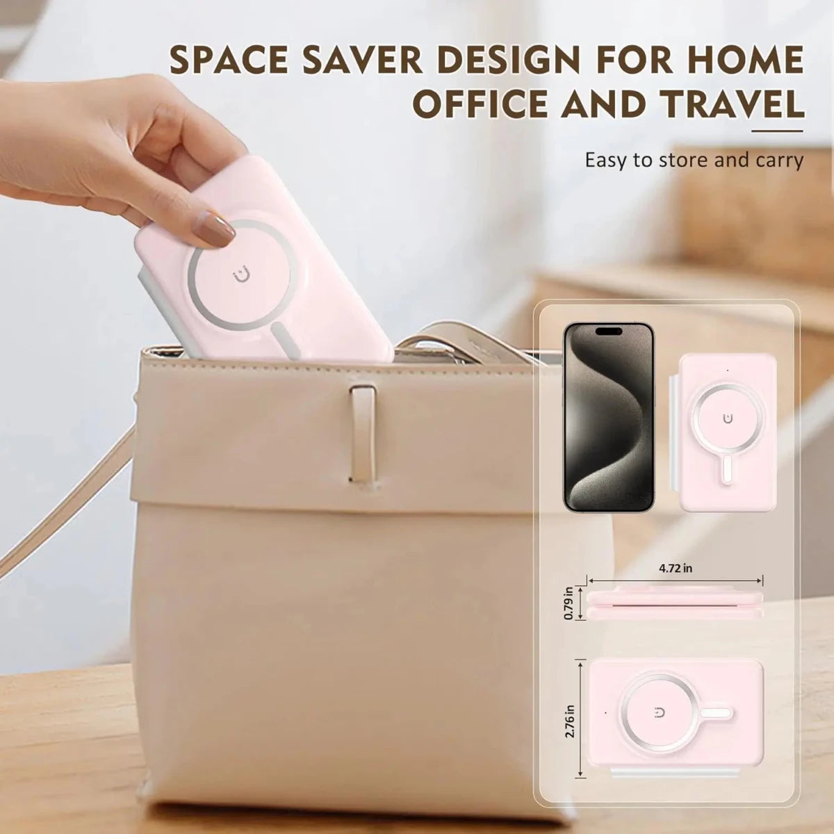 I Phone Wireless Charger - 3 - in - 1 Travel Charging Station for Multiple Devices, Portable Foldable Magnetic Charging Pad - Buy That Thang