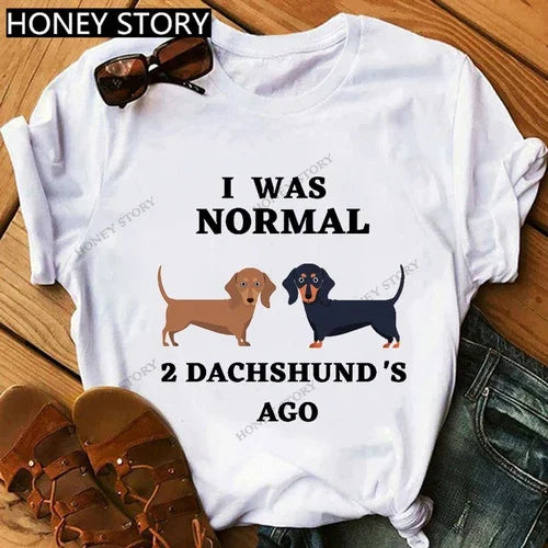 Oversized T-Shirt 'I Love My Dachshund' with Best-selling Print for Men And Women Comfortable Tee