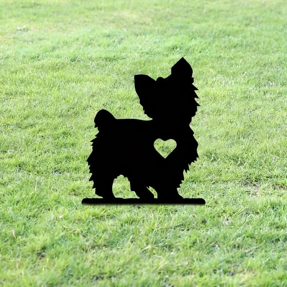 Cute Yorkie Dog Memorial Stake - Buy That Thang