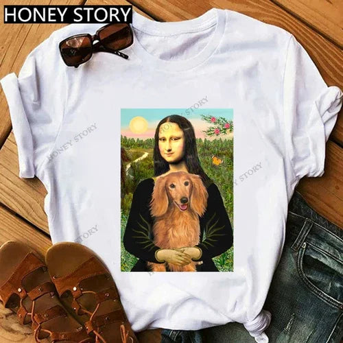 Oversized T-Shirt 'I Love My Dachshund' with Best-selling Print for Men And Women Comfortable Tee