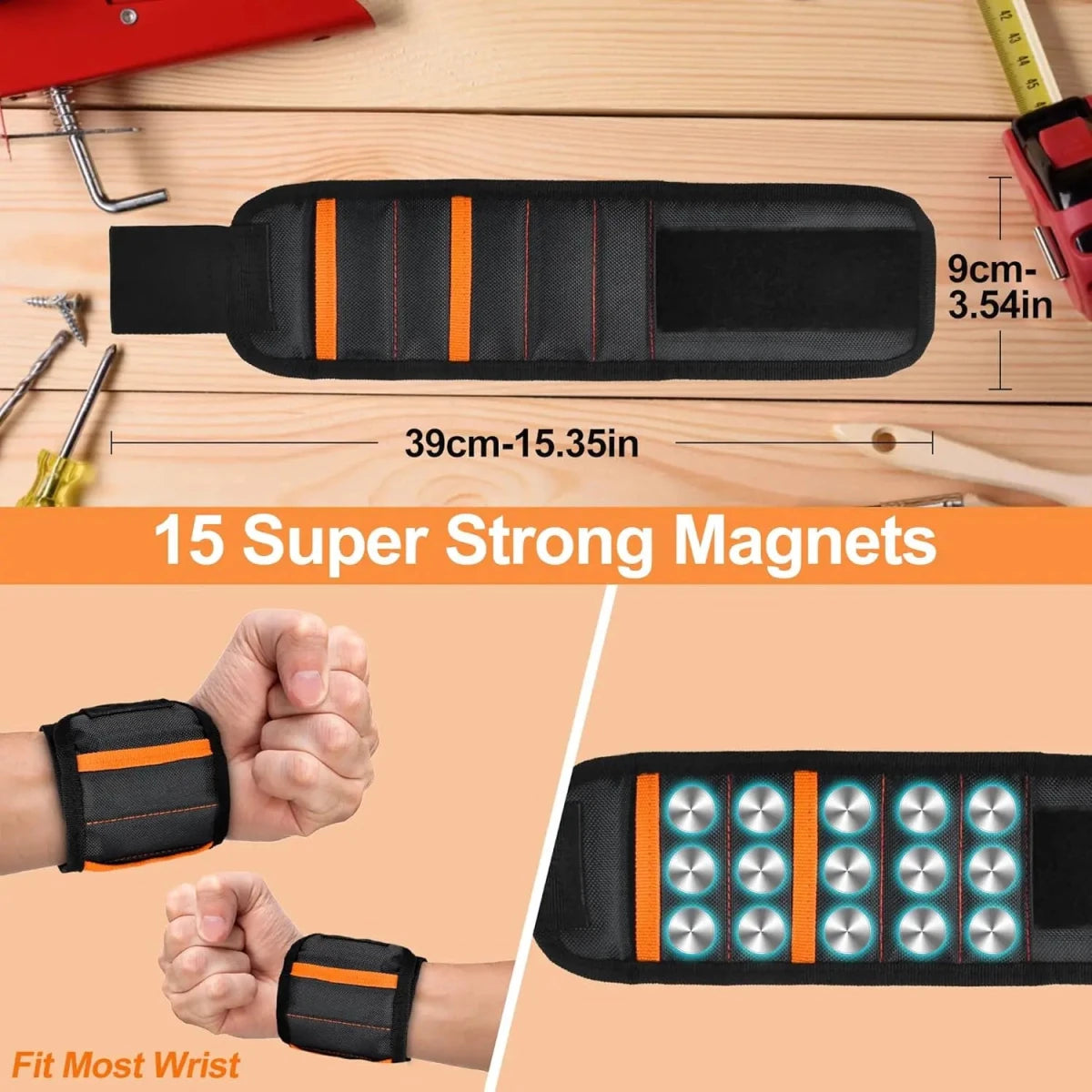 Magnetic Wristband Tool Holder - Buy That Thang