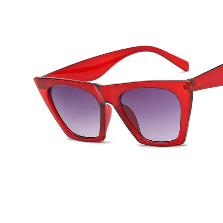 2020 Oversize Square Sunglasses Women Fashion Retro Gradient Sun Glasses Men Blue Big Black White Frame Vintage Eyewear UV400 - Buy That Thang