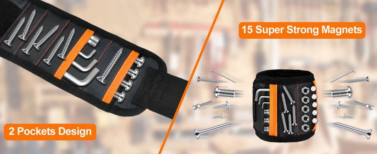Magnetic Wristband Tool Holder - Buy That Thang