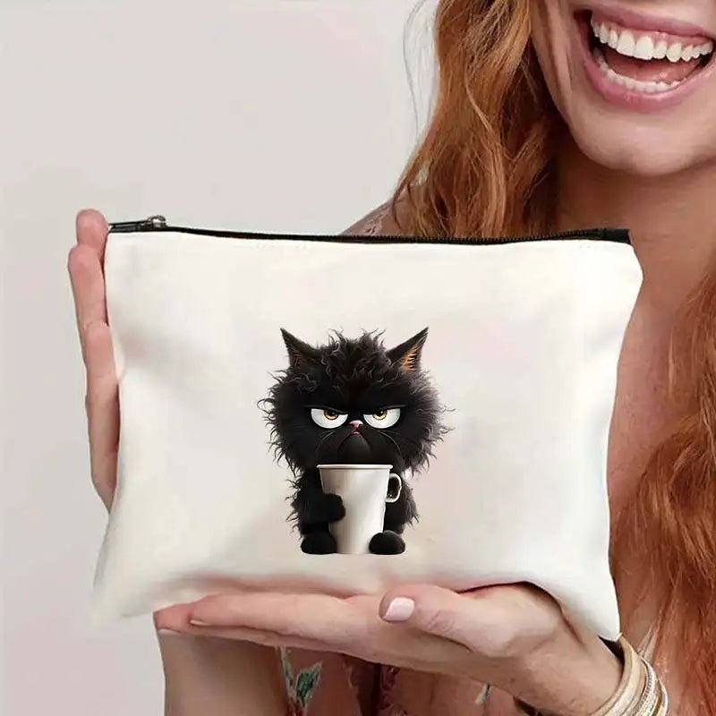 2PC Cute Kitten Cat Pattern Printed Women Shoulder Bag Kawaii Shopper Shopping Canvas Bag Fashion Girl Handbags Shoulder Bag - Buy That Thang