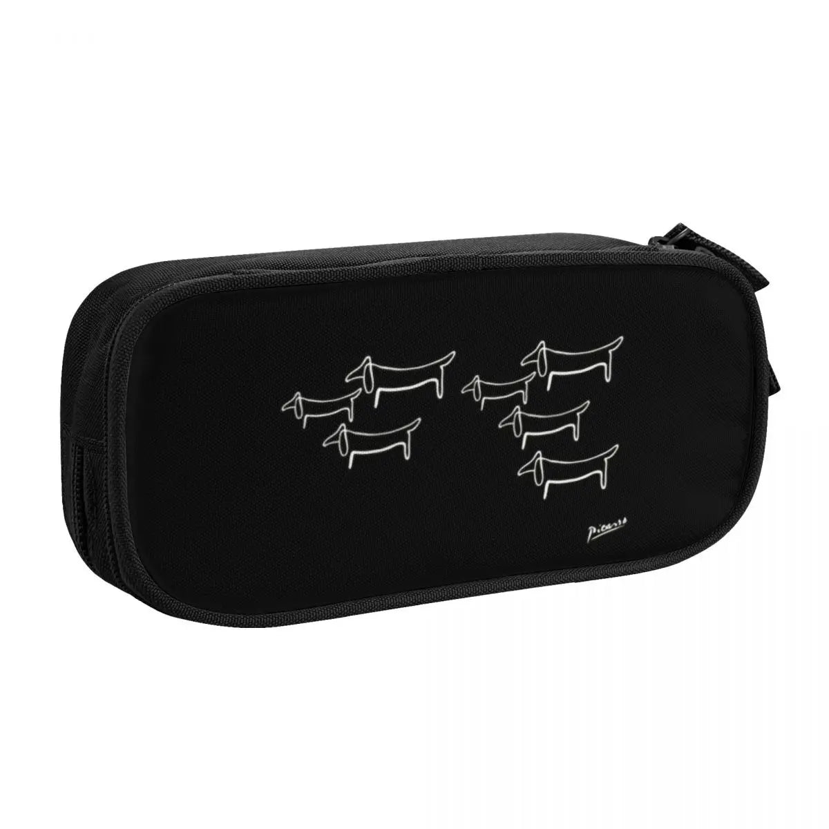 Custom Cute Dachshund Dog Cute Pencil Case Girls Boys Large Capacity Puppy Pet Pencil Pouch School Accessories