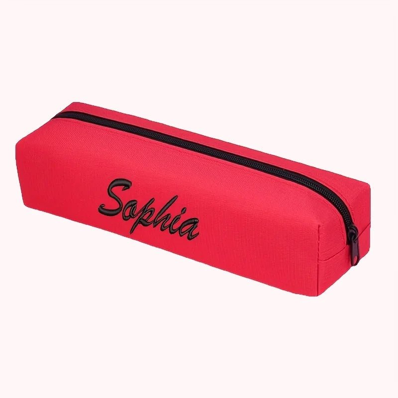 Custom Name Pencil Case - Simple Durable Convenient Stationery Bag for Students Perfect Gifts & School - Buy That Thang