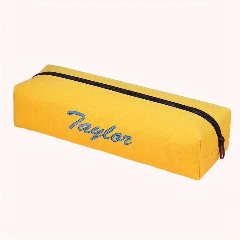 Custom Name Pencil Case - Simple Durable Convenient Stationery Bag for Students Perfect Gifts & School - Buy That Thang