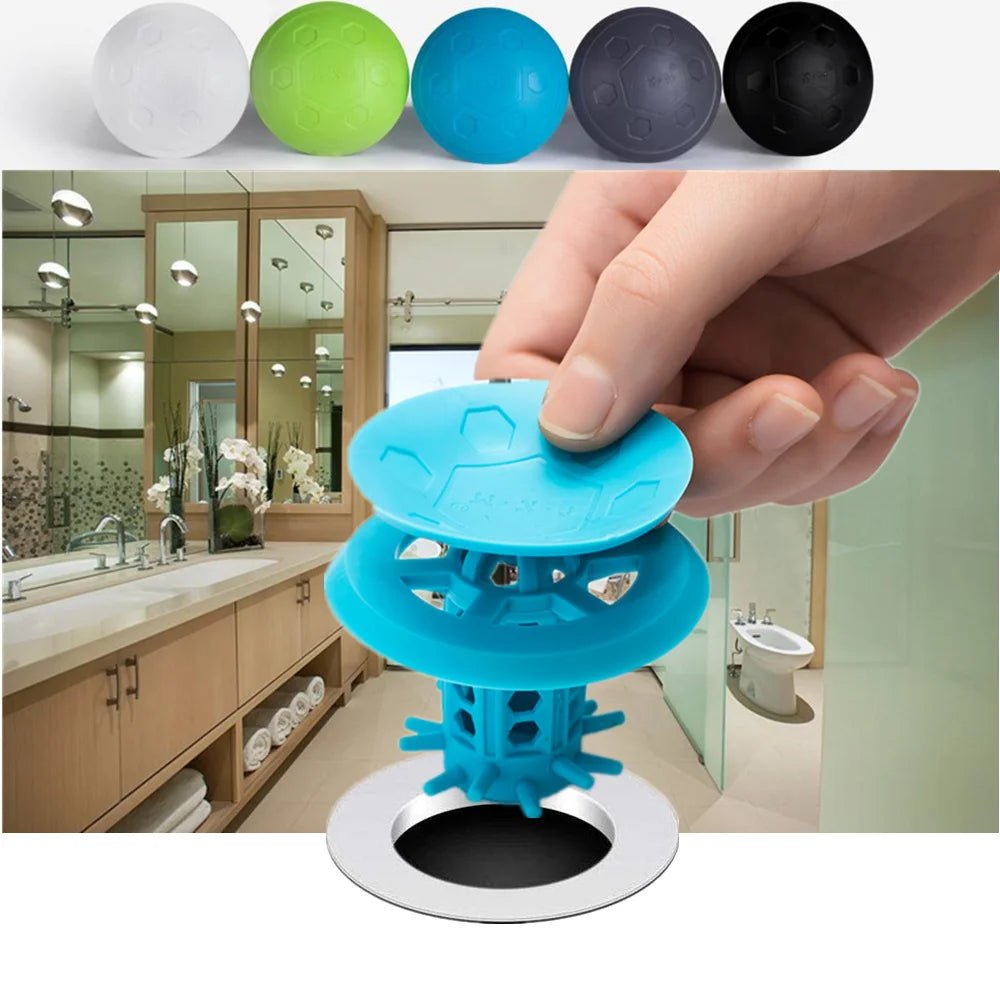 2/1 PACK TXM Drain Hair Catcher Bathtub/Sink Drain Hair Catcher,2 in 1 Bathtub Drain Protector for Shower - Buy That Thang
