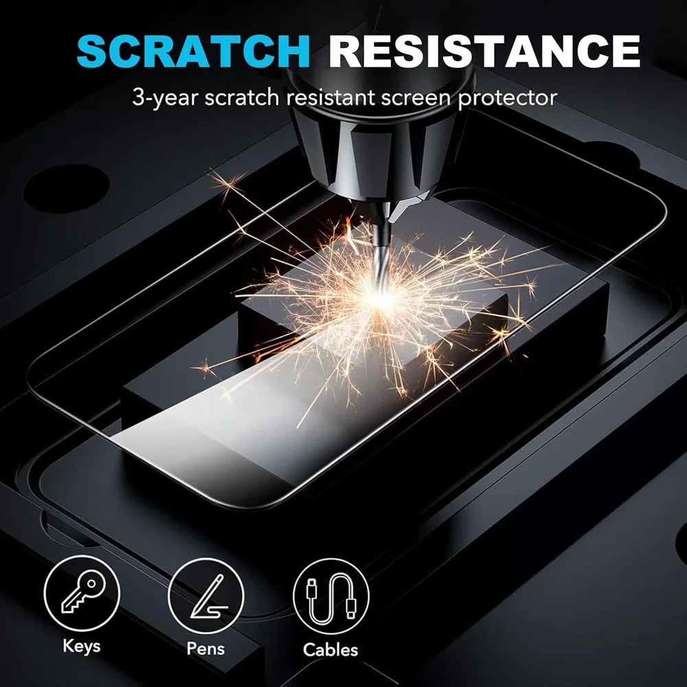 Tempered Glass For Samsung A16 A17 A26 A27 A36 A37 A56 A57 Screen Protector Galaxy A55 A35 A15 A25 A24 Film A51 A52 A53 A54