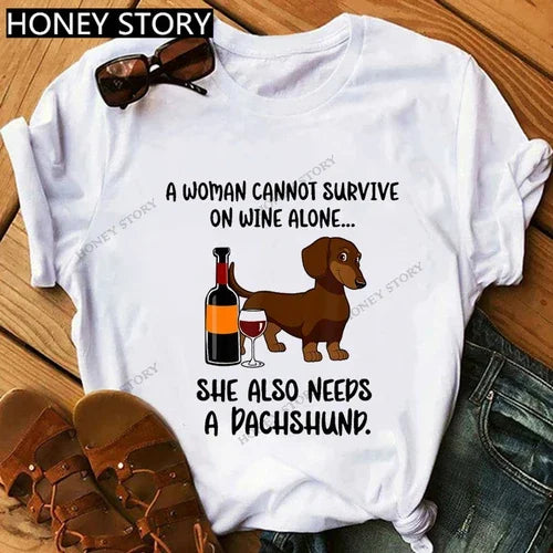 Oversized T-Shirt 'I Love My Dachshund' with Best-selling Print for Men And Women Comfortable Tee