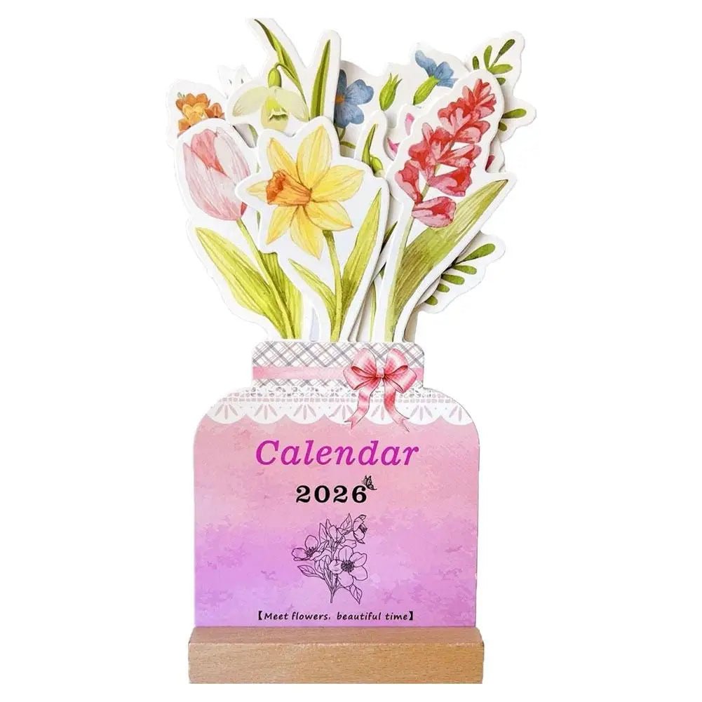 2026 Cute Cat Dog Series Desk Calendar Table Planner Yearly Agenda Organizer Memo Notes for Home Office School Daily Scheduler - Buy That Thang