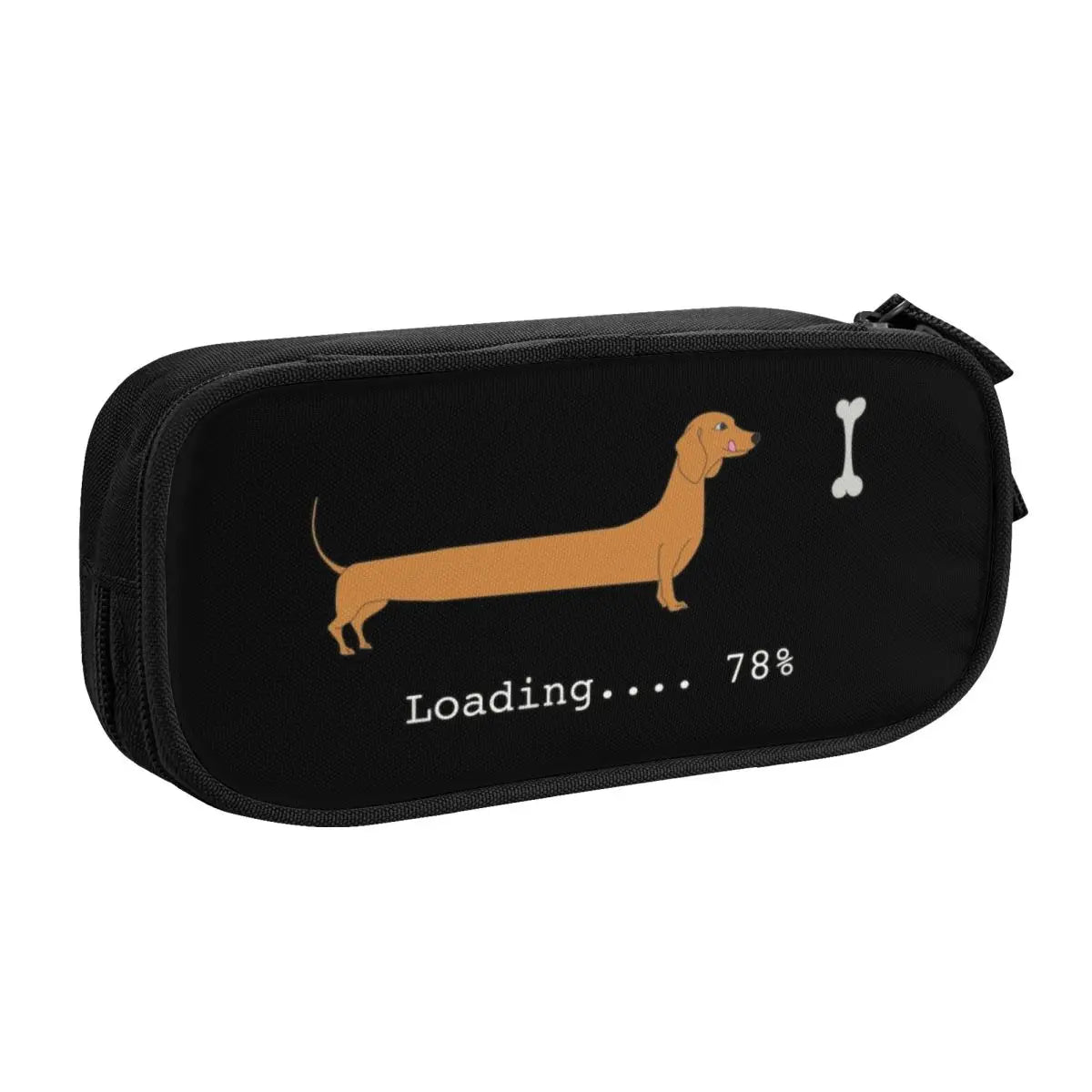 Custom Cute Dachshund Dog Cute Pencil Case Girls Boys Large Capacity Puppy Pet Pencil Pouch School Accessories