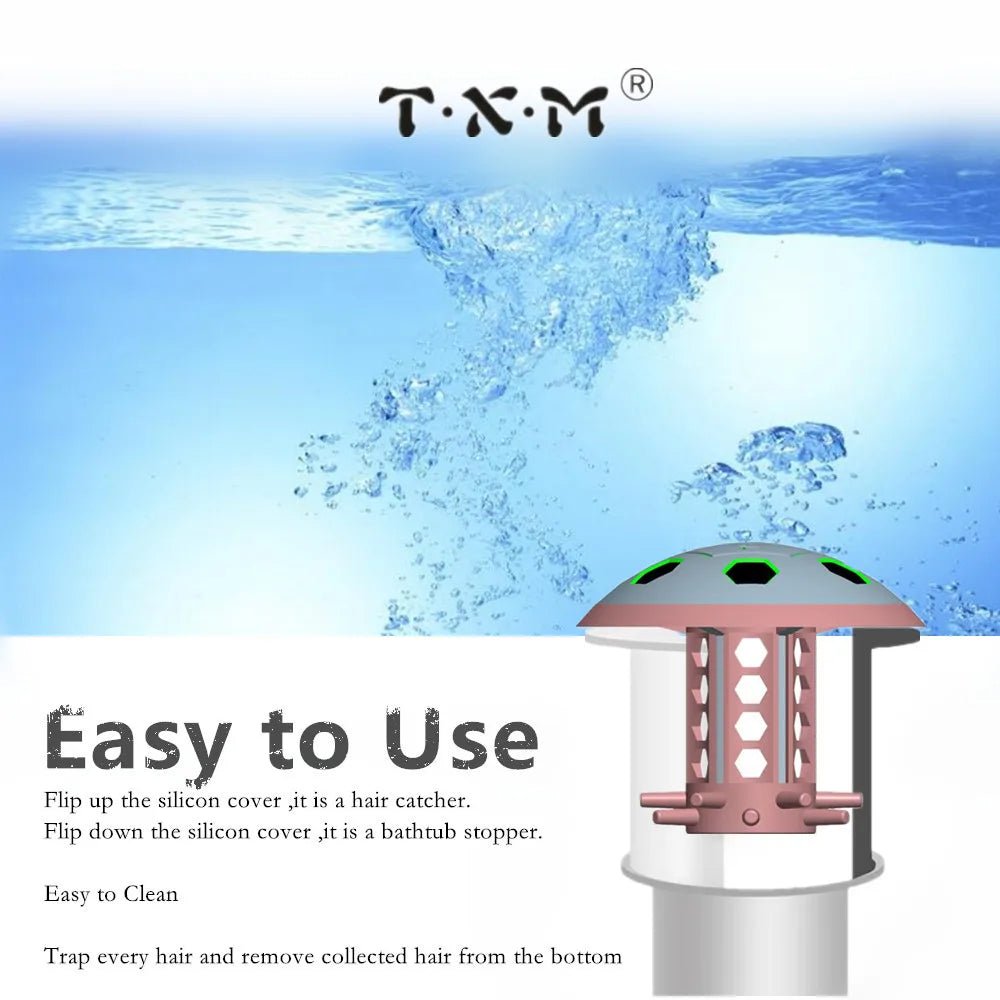 2/1 PACK TXM Drain Hair Catcher Bathtub/Sink Drain Hair Catcher,2 in 1 Bathtub Drain Protector for Shower - Buy That Thang