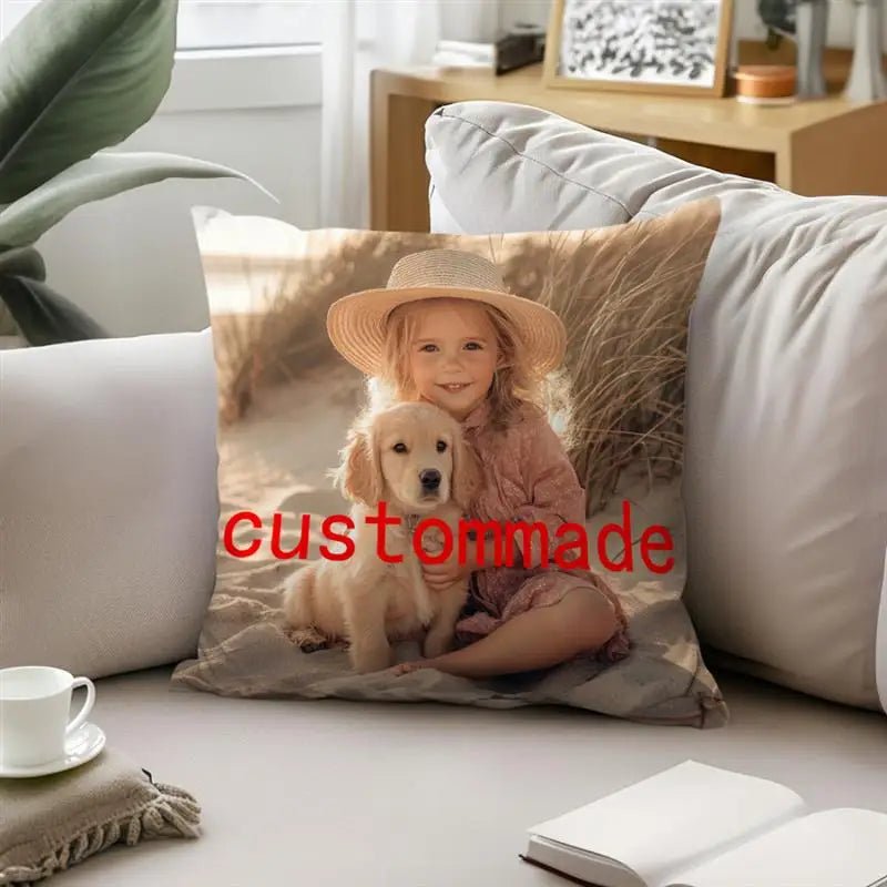 Custom Pillow Case Personalized Cozy Pillowcase Printed Your Design Logo Picture Text Home Decorative Pillows Household Gifts - Buy That Thang
