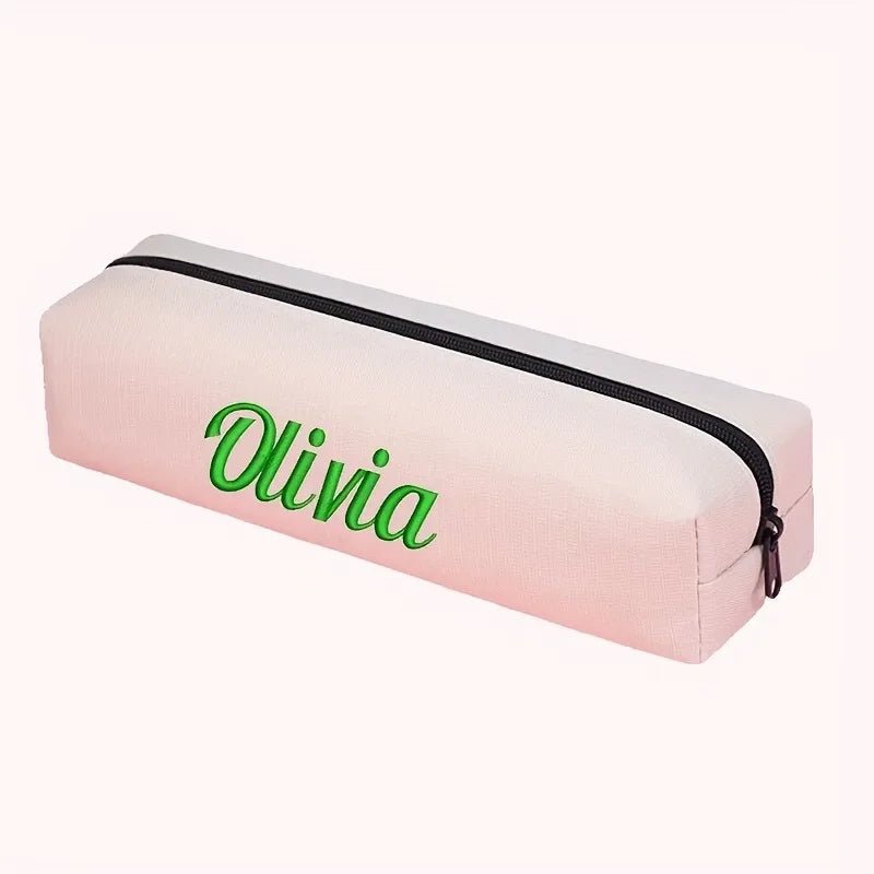 Custom Name Pencil Case - Simple Durable Convenient Stationery Bag for Students Perfect Gifts & School - Buy That Thang