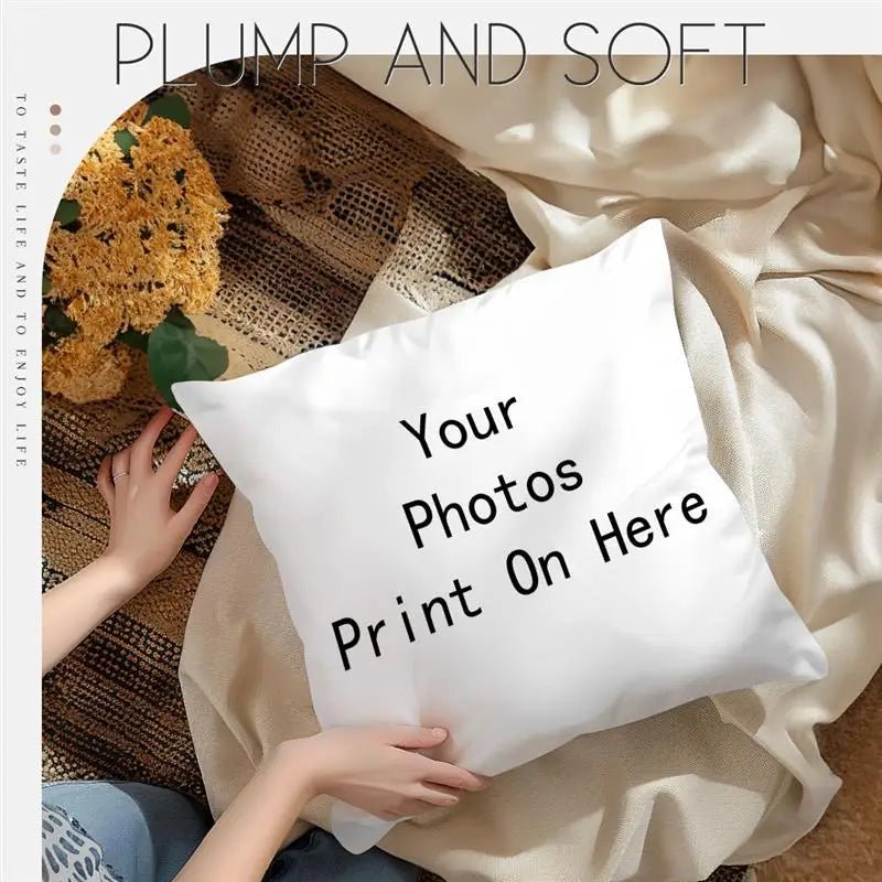 Custom Pillow Case Personalized Cozy Pillowcase Printed Your Design Logo Picture Text Home Decorative Pillows Household Gifts - Buy That Thang