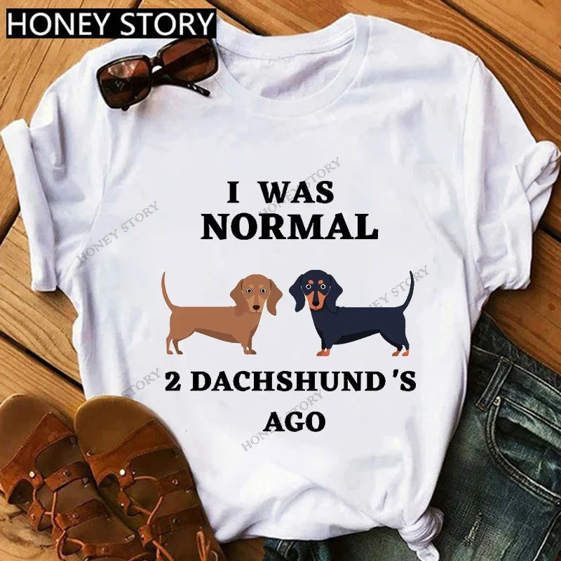 Oversized T-Shirt 'I Love My Dachshund' with Best-selling Print for Men And Women Comfortable Tee