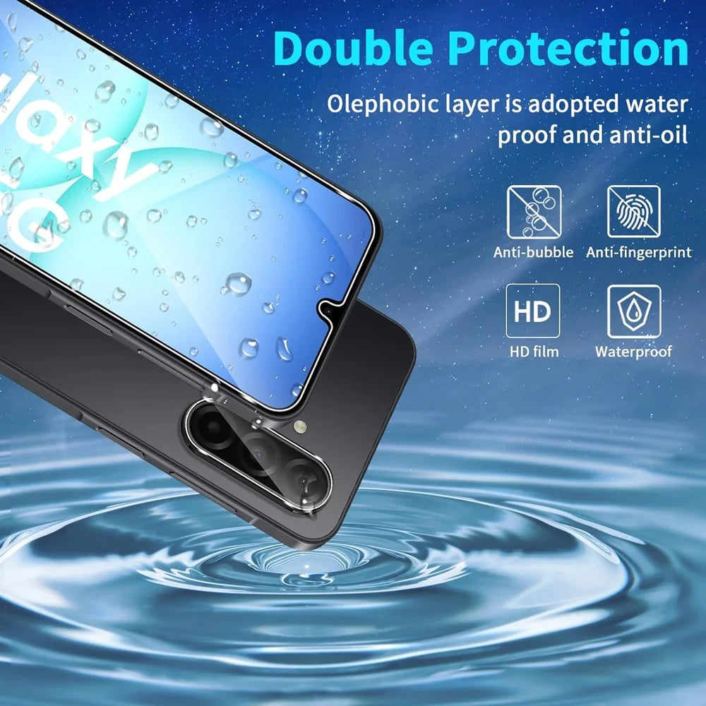 Tempered Glass For Samsung A16 A17 A26 A27 A36 A37 A56 A57 Screen Protector Galaxy A55 A35 A15 A25 A24 Film A51 A52 A53 A54