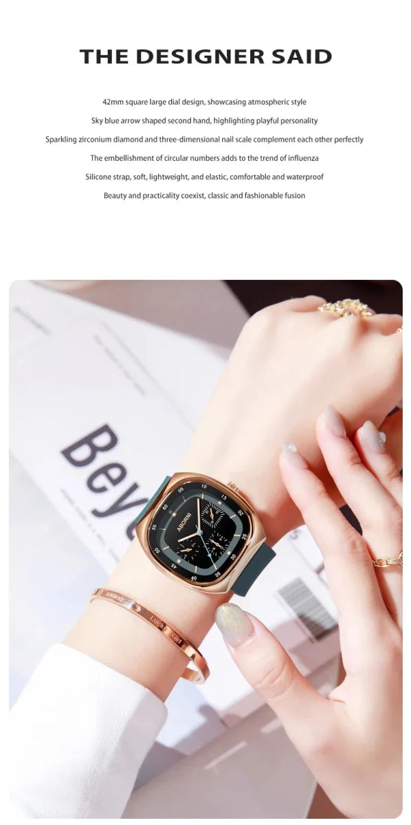 Women's Watch niche casual Korean quartz watch waterproof luminous fashion trend hot selling student women's watch часы gift - Buy That Thang