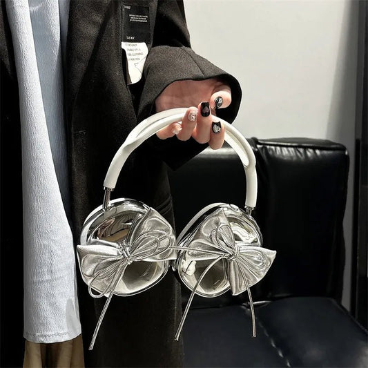 Electroplated Three - dimensional Bow Headphone Case - Buy That Thang