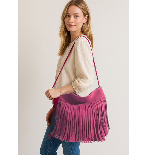 Artistic Tassel Simple And Popular Shoulder Bag