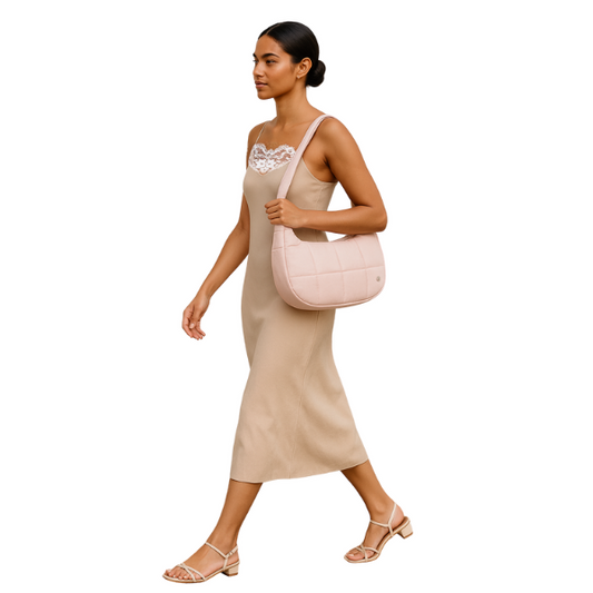 Waterproof Nylon Crescent Shoulder Bag