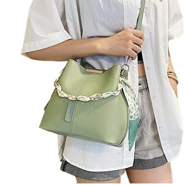 Large Capacity Women's Solid Tote One Shoulder Crossbody Bag