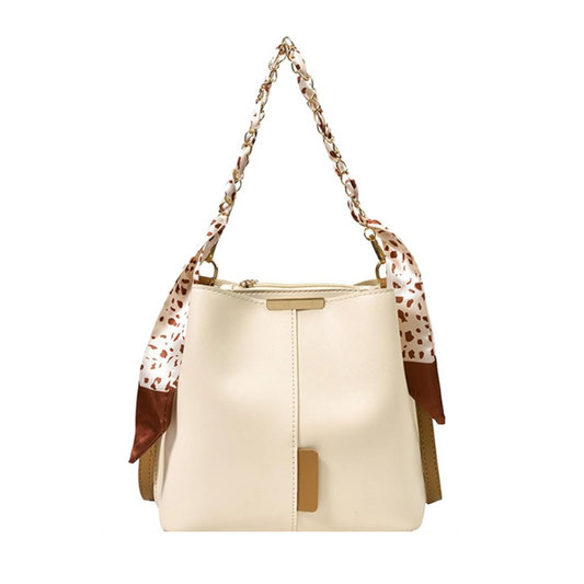 Large Capacity Women's Solid Tote One Shoulder Crossbody Bag