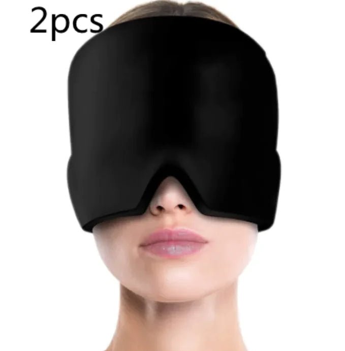 Ice Compress Headache Eye Mask Hat for Migraine, Stress, and Tension Relief - Buy That Thang