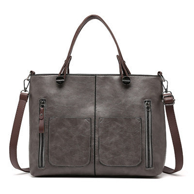 Women's  Retro Tote Bag Simple Crossbody Bag