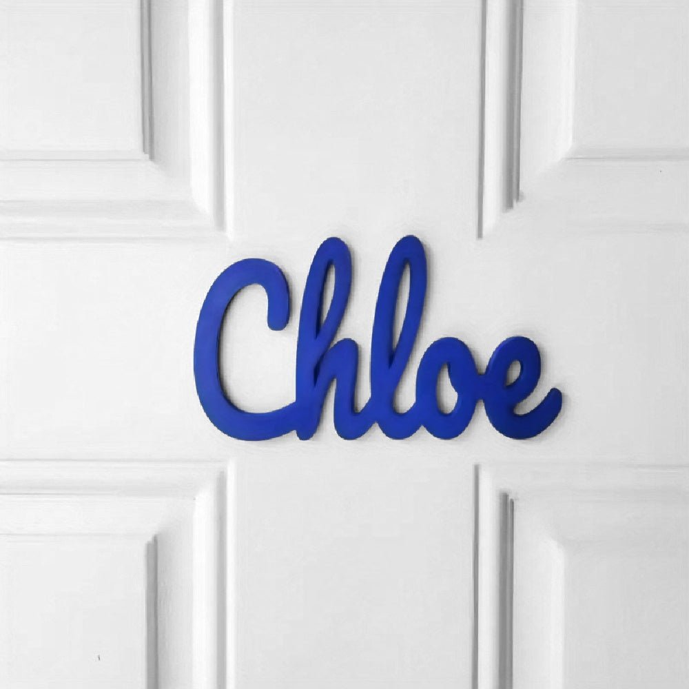 1pc Customizable Acrylic Nameplate - Self - Adhesive Backing, Indoor Wall Art Home Decor, Suitable for Office, Room, and Wall Name Signs - Personalized Bedroom Decor, Room Decoration, Perfect Christmas Gift - Buy That Thang