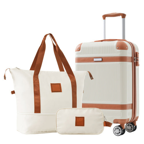 New Luggage Sets 3 Piece Carry-on Suitcase Double