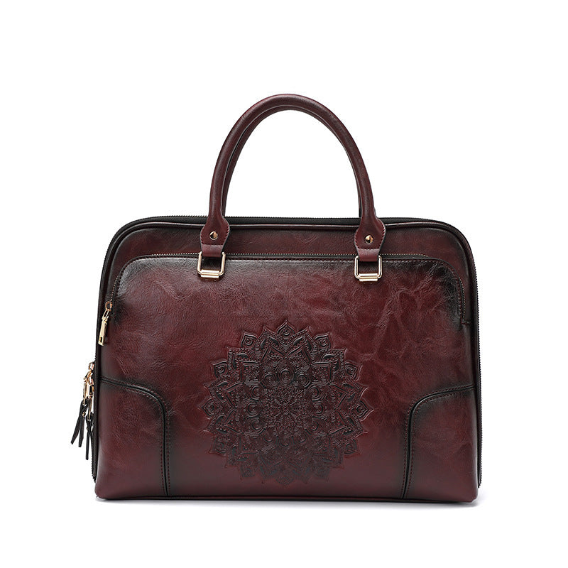 Vintage Embossed Tote Bag