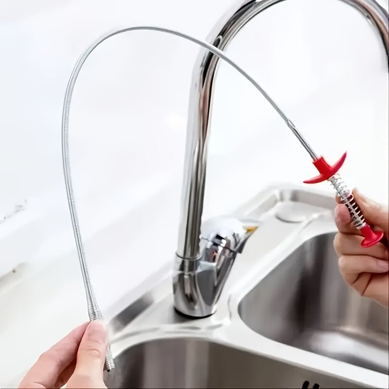 Flexible Grabber Claw Tool - 4 - claw Pipe Dredge And Drain Picker, Curved Hand - held Garbage Picker for Household And Restaurant Drain Cleaning - Buy That Thang