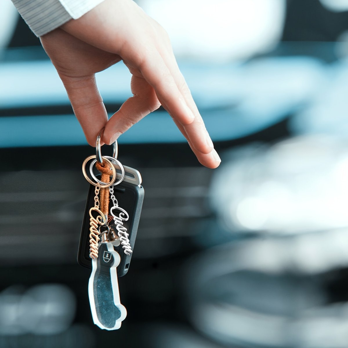 Personalized Stainless Steel Keychain with Custom Name - Buy That Thang
