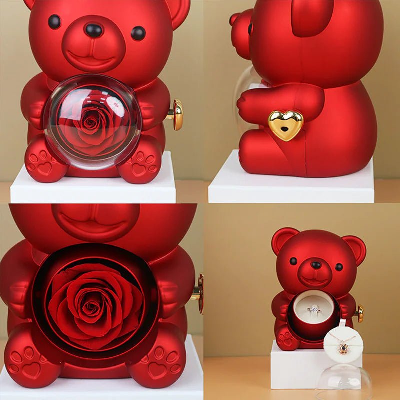 Rose Bear Jewelry Box - Buy That Thang