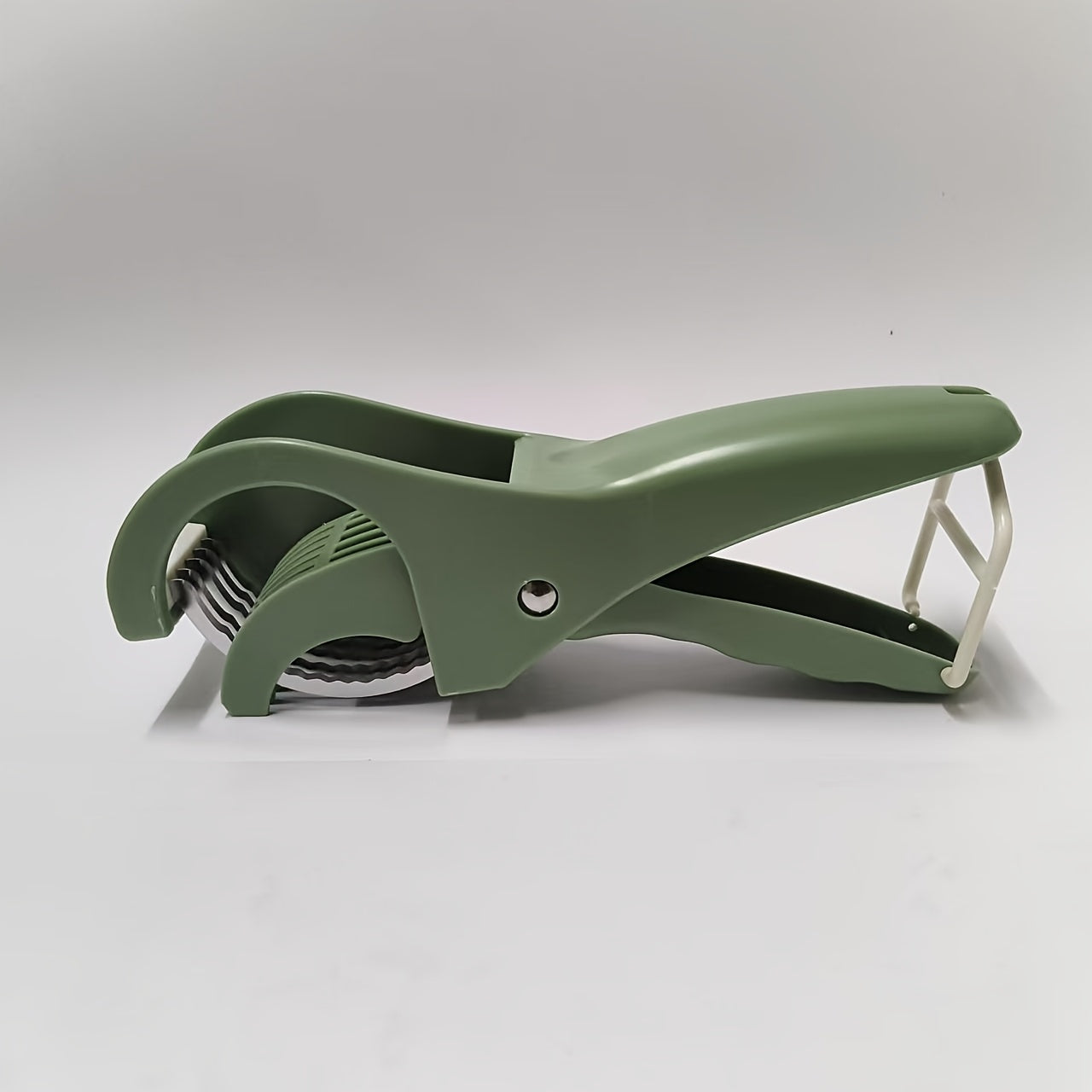 Heavy Duty Manual Vegetable And Fruit Slicer With Stainless Steel Blades - Non-skating Base For Carrots, Cucumbers, Ham, Meat - Easy Home Kitchen Tools & - No Electricity Required, Food Preparation Halloween Christmas Gifts